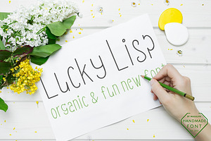 Lucky Lisp // Organic Font Family