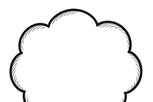 Speech bubble isolated on transparen, an Illustration by Dvoevnore photos