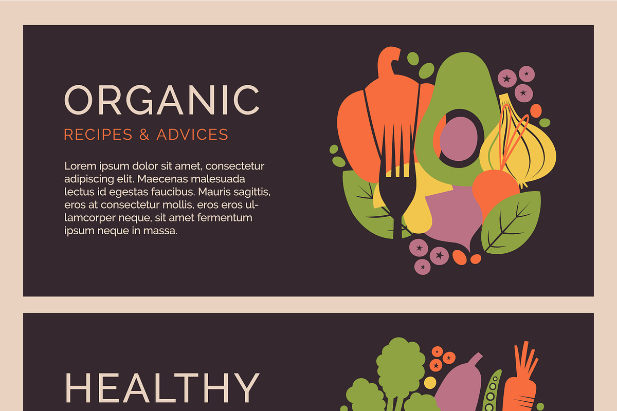 Veganism. Veggies, Fruits & Dishes, a Food Illustration by Renberrry.Store (Photo 9 of 16)
