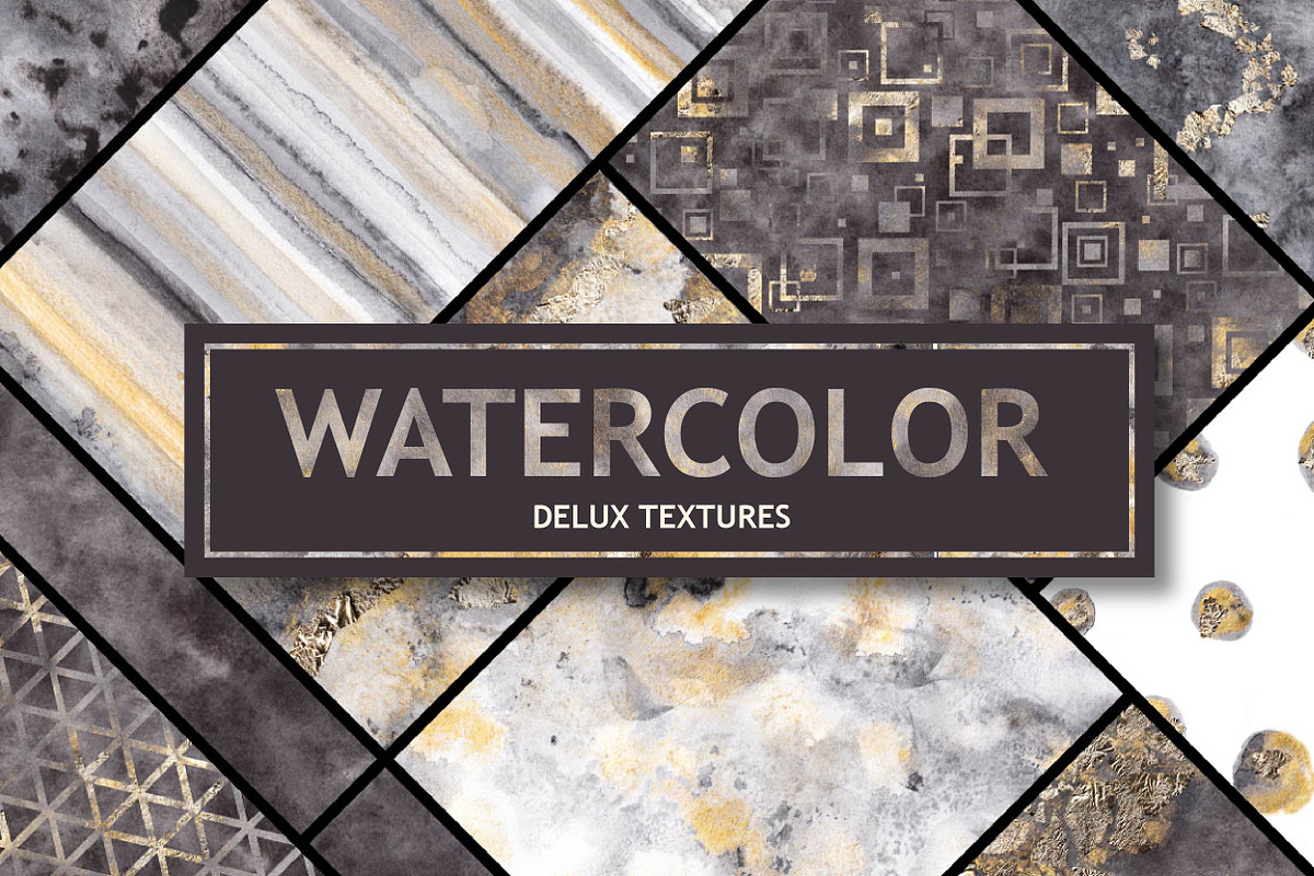 Watercolor glam textures, a Texture Graphic by Pink Ocean (Photo 1 of 10)