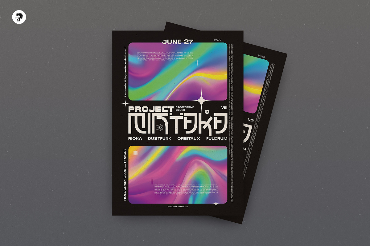 Mintaka – Poster Templates Bundle, a Poster Template by pixelsao (Photo 6 of 12)