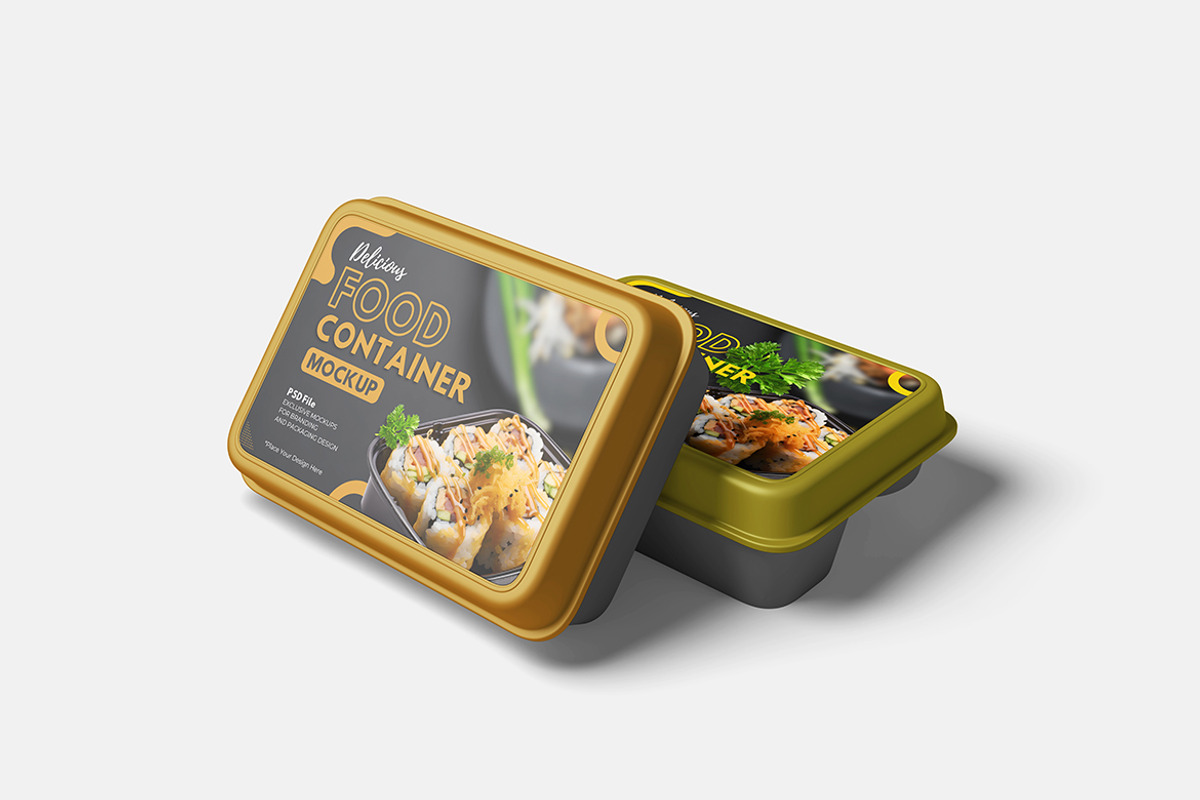 Food Container Mockup For Branding, a Packaging Mockup by bimockup (Photo 6 of 6)