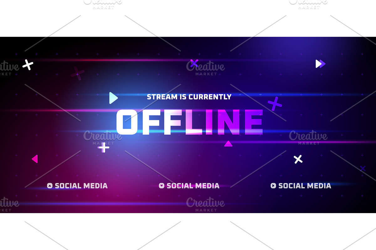 Stream offline. Twitch streaming off, a Technology Illustration by Stock-Smart-Start