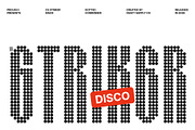 CS Striker Disco, a Sans Serif Font by Craft Supply Co. (Thumbnail 1 of 8)