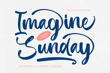 Imagine Sunday Bold Handwritten Font