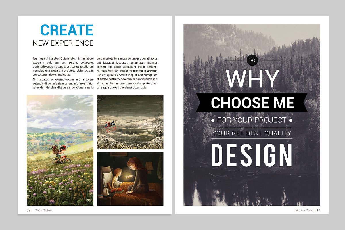 Creative Portfolio, a Brochure Template by BoriesBechker (Photo 7 of 13)