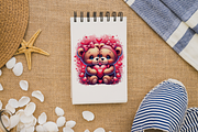 Kawaii Valentine Love PNG Clipart, an Object Illustration by KennedyStudio (Thumbnail 4 of 5)