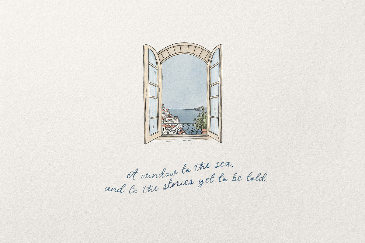 Villa al Mare | Vintage Script Font, a Script Font by AnMark (Photo 15 of 15)