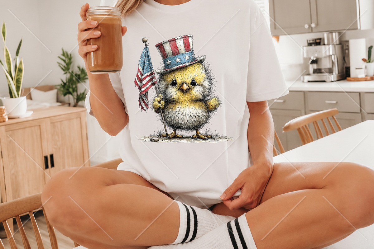 Whimsical 4th of July Chicken PNG, a Seasonal Illustration by Canvas Craft (Photo 6 of 10)