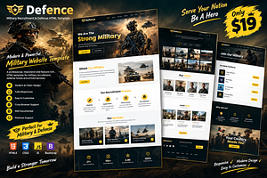Defence - Military HTML Template, a HTML Template by Themeplaza