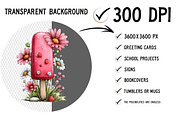 Whimsical Cold Summer Beach Ice Pop, an Illustration by Craft Nest (Thumbnail 2 of 9)