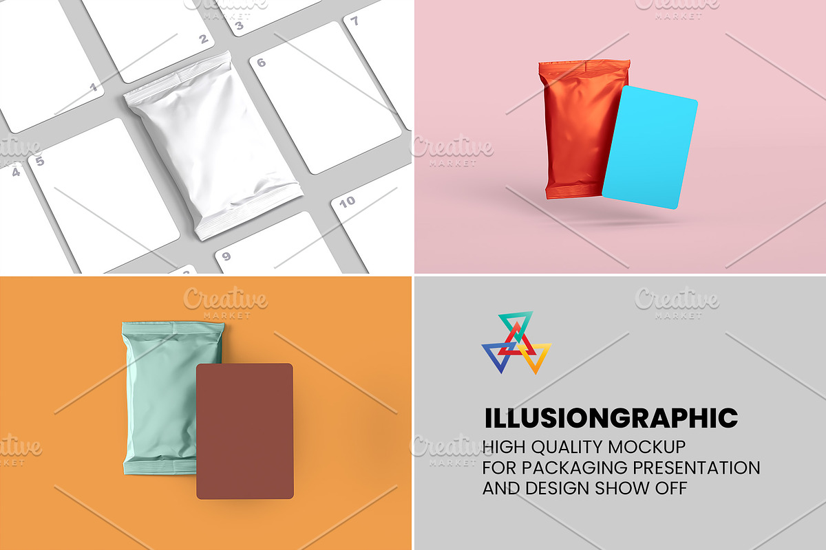 Trading Cards Mockup v2 - 9 views, an Advertising Mockup by Illusiongraphic (Photo 20 of 20)