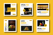 Food Promotions Social Media, a Social Media Template by MightyDesign (Thumbnail 1 of 8)