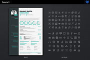 Resume 3, a Resume Template by ikono.me (Thumbnail 5 of 6)