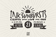 Hand Drawn Sunbursts, an Illustration by Stella's Graphic Supply (Thumbnail 1 of 4)