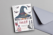 Halloween Party Invitation, an Invitation Template by ForeverPrint (Thumbnail 1 of 6)