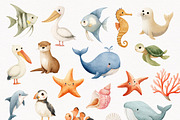 Mediterranean Amalfi Clipart Set, a Person Illustration by PaintPixelCo (Thumbnail 6 of 12)