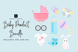 Baby Products - 8 Illustrations