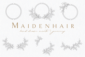 Wedding Logo Crest Illustration