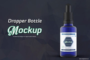 Dropper Bottle Mockup, a Cups & Container Mockup by idesignstudio (Thumbnail 1 of 6)