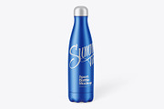 Sport Bottle Metallic Mockup, a Product Mockup by AlkStudio (Thumbnail 4 of 8)