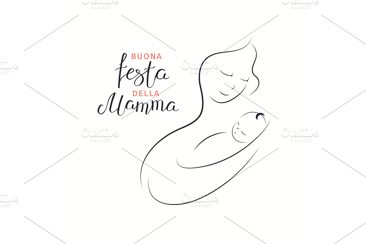 Mothers Day Italian card, an Object Illustration by sceptical cactus