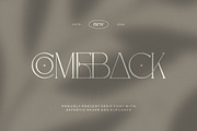 Comeback || Modern Classy Serif Font, a Serif Font by Ermedia Studio (Thumbnail 1 of 10)