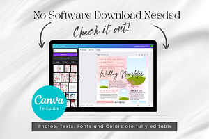 Wedding Canva Newsletter Template