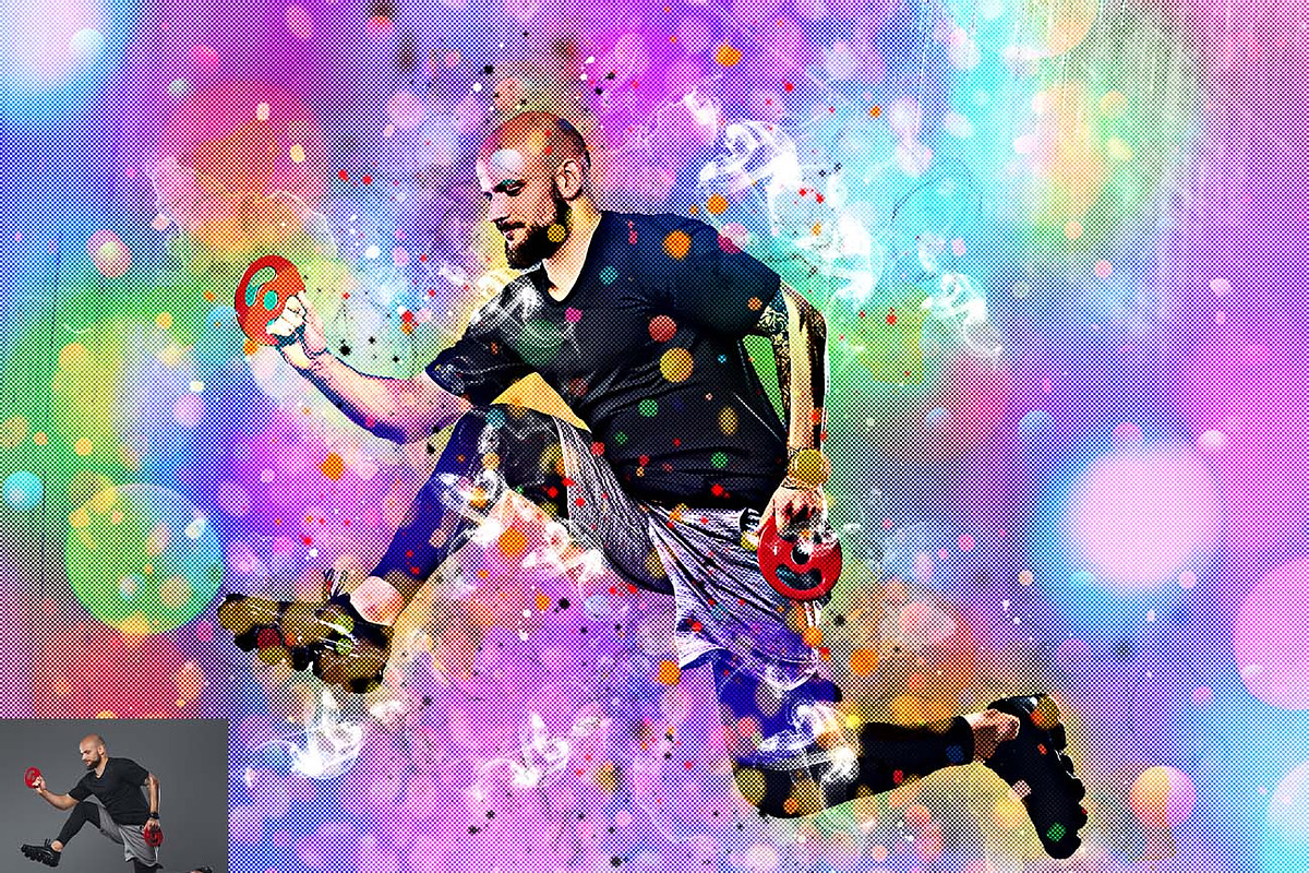 Rainbow Shine Effect Ps Action, an Action Add-On by Studio Retouch (Photo 8 of 10)