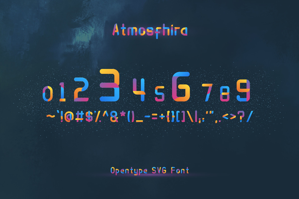 Atmosfhira | Colorfont preview 4