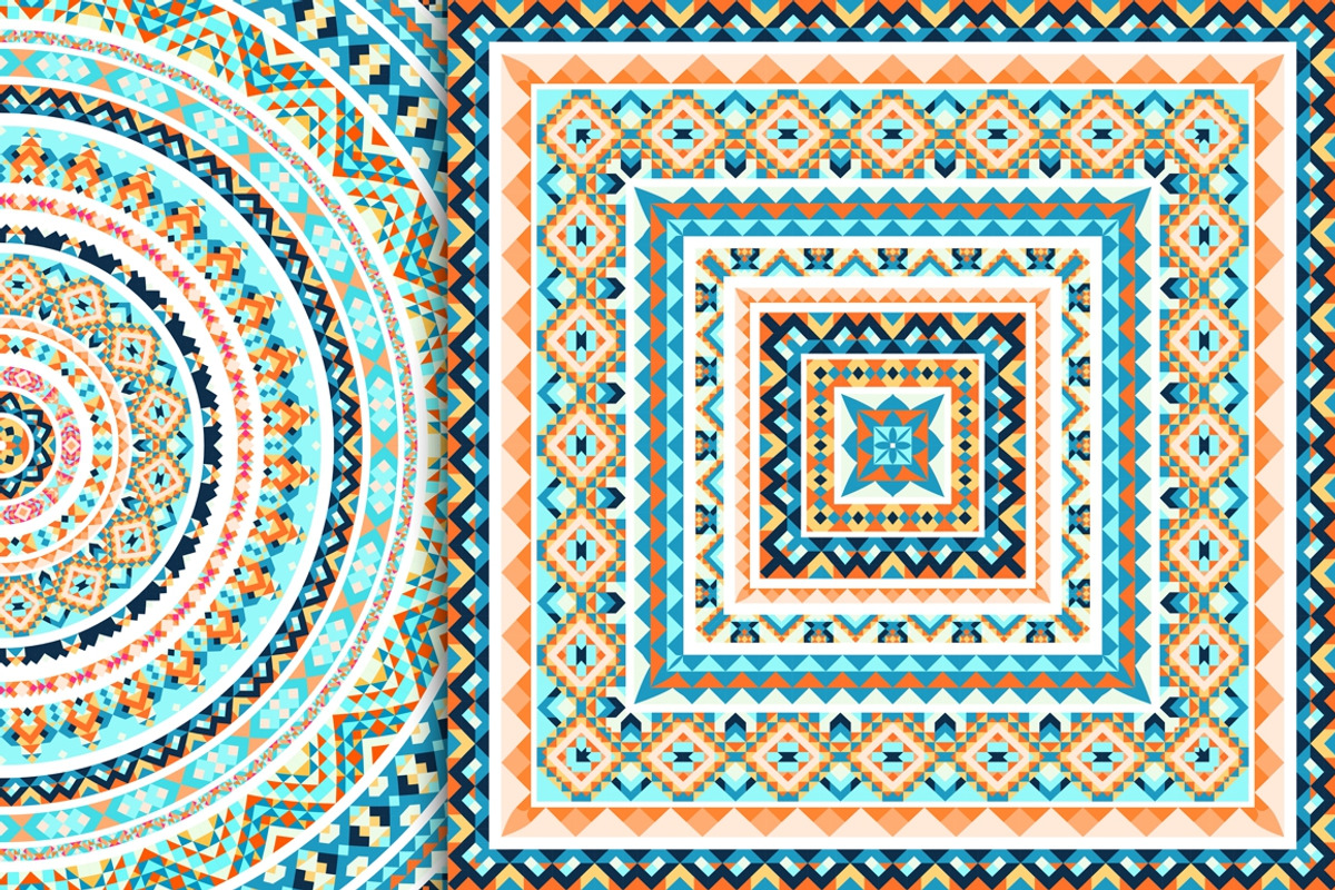 45 Vector Pattern Brushes, a Brush Add-On by Irina Skaska (Photo 9 of 9)