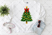 Coquette Christmas Tree Faux Glitter, an Illustration by Craft Nest (Thumbnail 3 of 6)