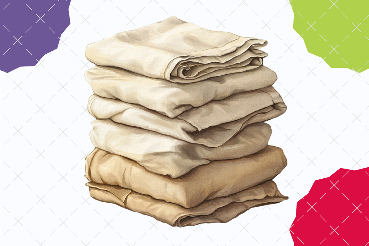 Neutral Autumn Laundry Clipart, an Illustration by designcity5 (Photo 4 of 5)