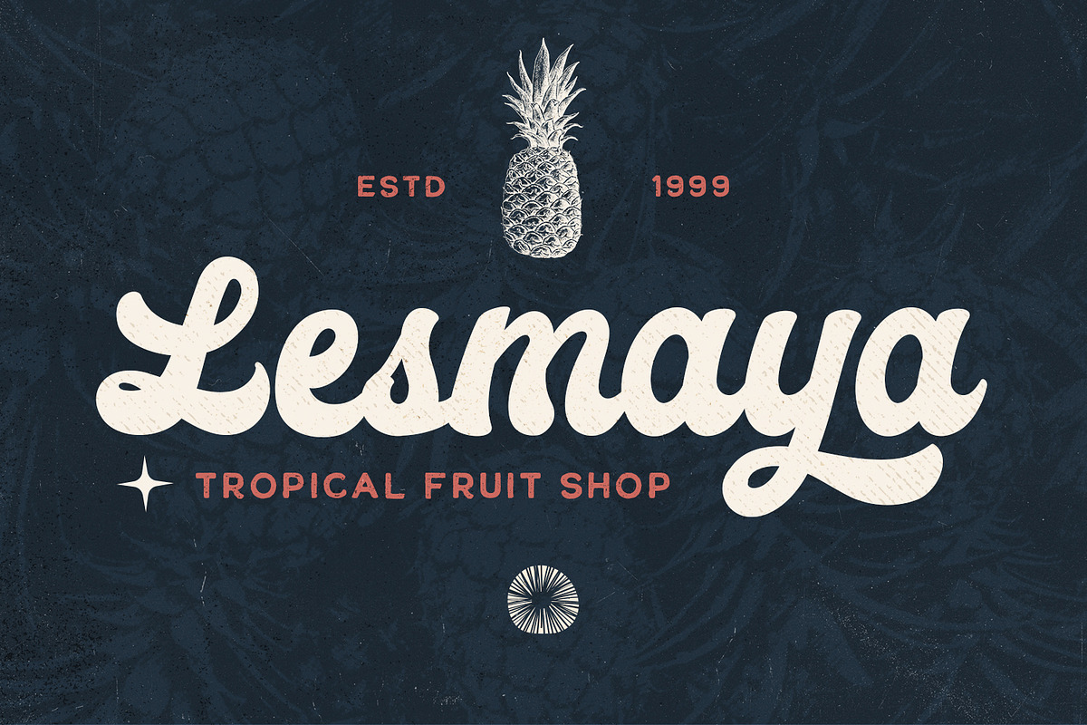 Kaylani - Vintage Script Display, a Script Font by Mantra Naga (Photo 4 of 10)