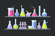 Laboratory glassware set, pattern, an Object Illustration by Good Studio (Thumbnail 5 of 7)