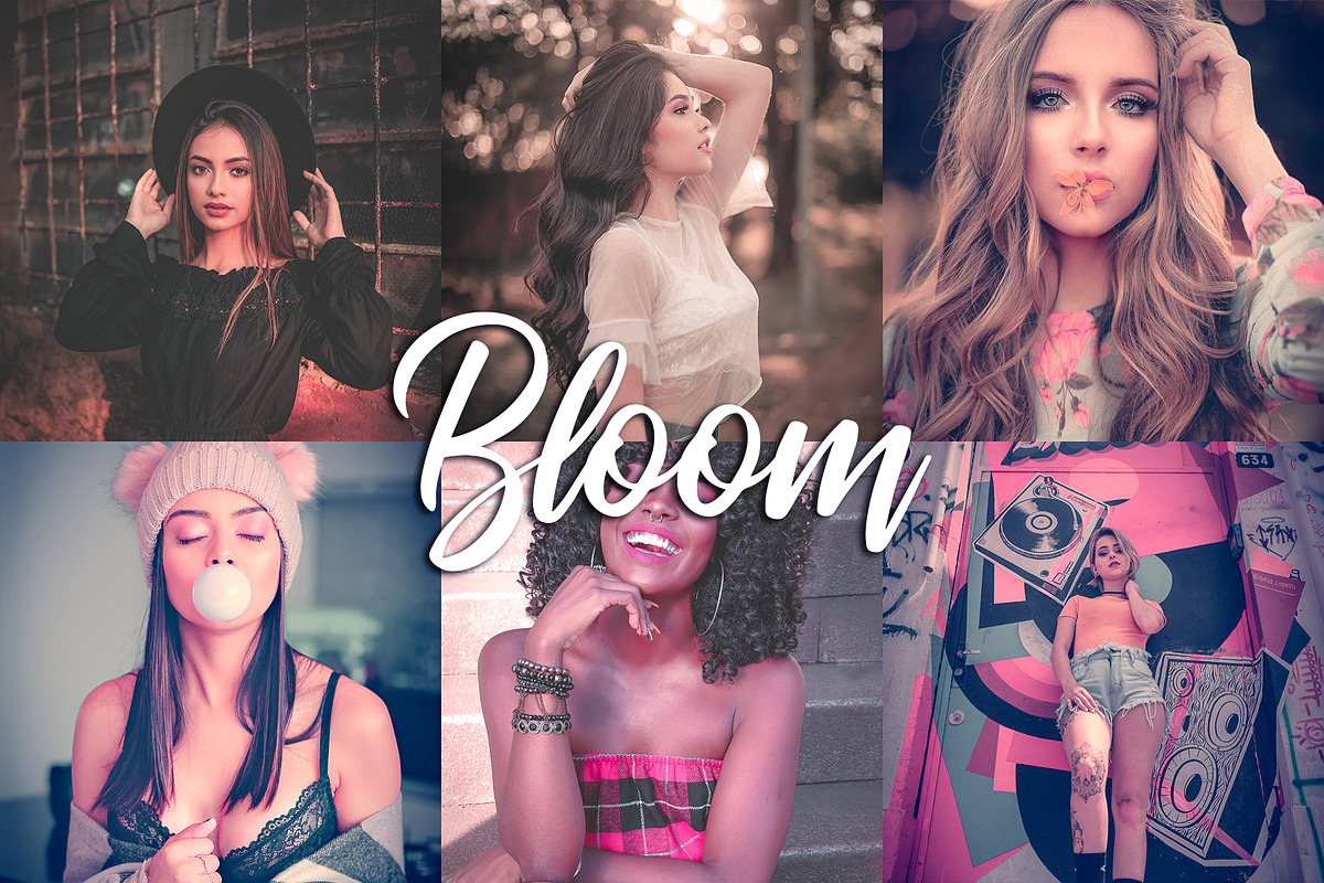 10 Lightroom CC Presets - Bloom, an Action Add-On by Preset Bunker (Photo 1 of 11)