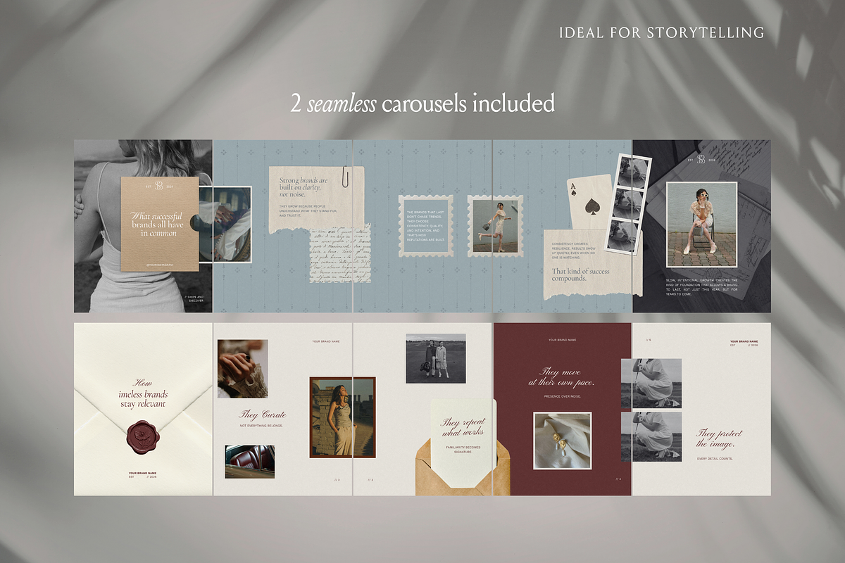 Old Money Aesthetic Canva Templates, a Social Media Template by CanvaTemplateClubCo (Photo 5 of 12)