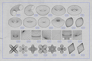 3D Wireframe Shapes | set 5, an Object Graphic by MaximGertsen (Thumbnail 4 of 7)