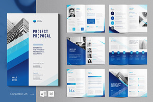 Project Proposal Template, a Brochure Template by BrochuresFactory