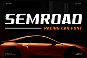 Semroad - Speed Car Font, a Sans Serif Font by QR Design Studio (Thumbnail 1 of 6)