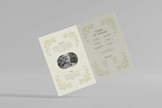 Simple Floral Funeral Program, a Brochure Template by Neermana (Thumbnail 4 of 4)