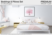 Bed Linens Bundle - 30 Mockups, an Apparel Mockup by mock-ups (Thumbnail 8 of 35)