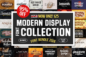 SALE! - Font Bundle 2024, a Font by Arterfak Project