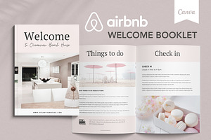 Airbnb Welcome Book Template Canva