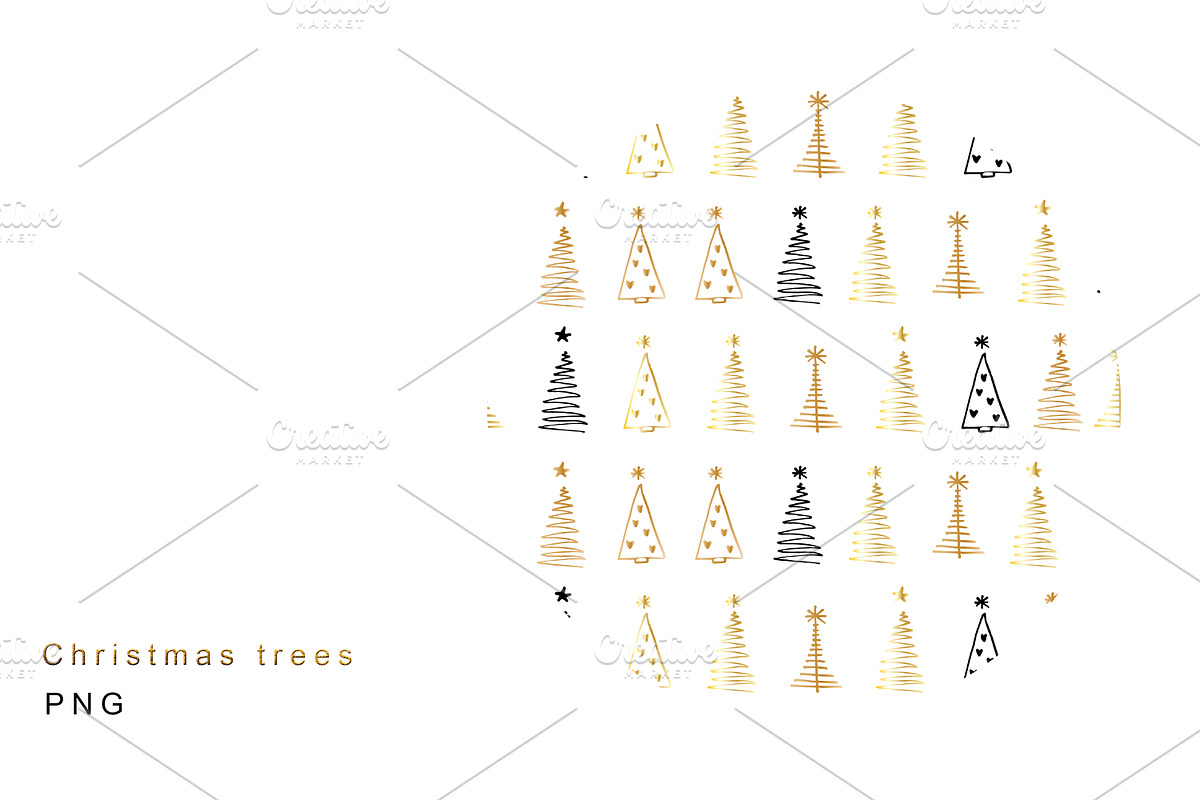 Christmas Tree Bundle, a Graphic by kh_cat (Photo 9 of 11)