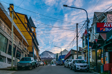 Ushuaia city urban street scene, argentina, an Architecture Photo by DanFLCreativo