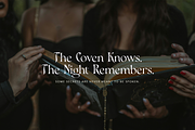 The Ninth Coven - Witchy Gothic Font, a Serif Font by gafaroff studio (Thumbnail 2 of 8)