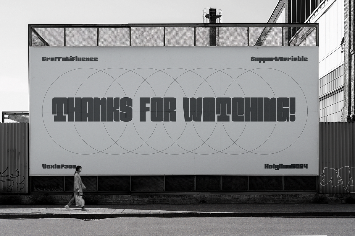 Voxieface Display Family, a Sans Serif Font by Holyline Design (Photo 9 of 9)