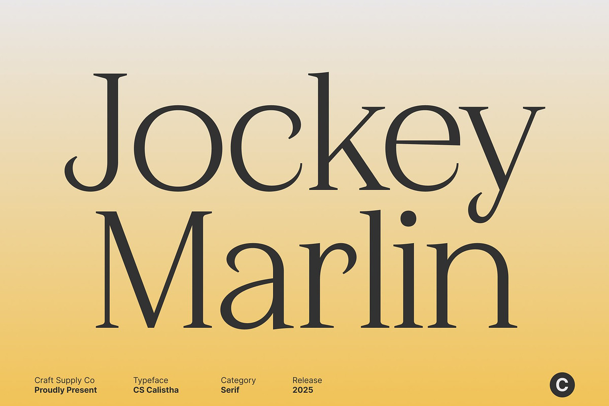 CS Calistha – Elegant Serif Font, a Serif Font by Craft Supply Co. (Photo 4 of 8)