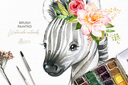 Babies of Africa. Watercolor Set, an Animal Illustration by OctopusArtis (Thumbnail 6 of 6)